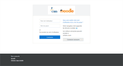 Desktop Screenshot of moodle.csrs.qc.ca